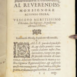 La Sinagoga de gl’ignoranti – Tommaso Garzoni – 1589 | First Edition, Vellum