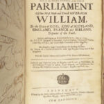 Laws & Acts Made in the First Parliament of William & Mary – Scotland – 1690-95 | Complete Folio