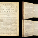 Laws & Acts Made in the First Parliament of William & Mary – Scotland – 1690-95 | Complete Folio