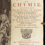 Cours de Chymie – Nicolas Lémery – 1716 | Illustrated Chemistry Experiments