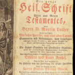 1788 – German Bible – Martin Luther | Lutheran Commentary – Nurnberg Endters