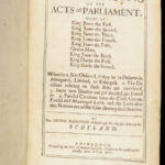 Observations on the Acts of Parliament – George Mackenzie – 1686 | First Edition, Witchcraft Law