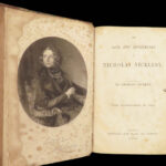The Life and Adventures of Nicholas Nickleby – Charles Dickens – 1839 | 1st Edition, First Printing
