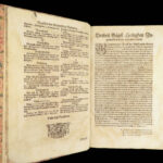 1597 – Enormous Catholic Postil by Jakob Feucht | German, Liturgical Prayer Calendar