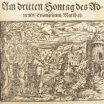 1597 – Enormous Catholic Postil by Jakob Feucht | German, Liturgical Prayer Calendar