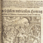 1597 – Enormous Catholic Postil by Jakob Feucht | German, Liturgical Prayer Calendar