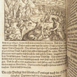 1597 – Enormous Catholic Postil by Jakob Feucht | German, Liturgical Prayer Calendar