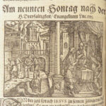 1597 – Enormous Catholic Postil by Jakob Feucht | German, Liturgical Prayer Calendar