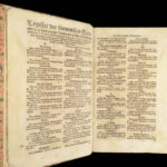 1597 – Enormous Catholic Postil by Jakob Feucht | German, Liturgical Prayer Calendar