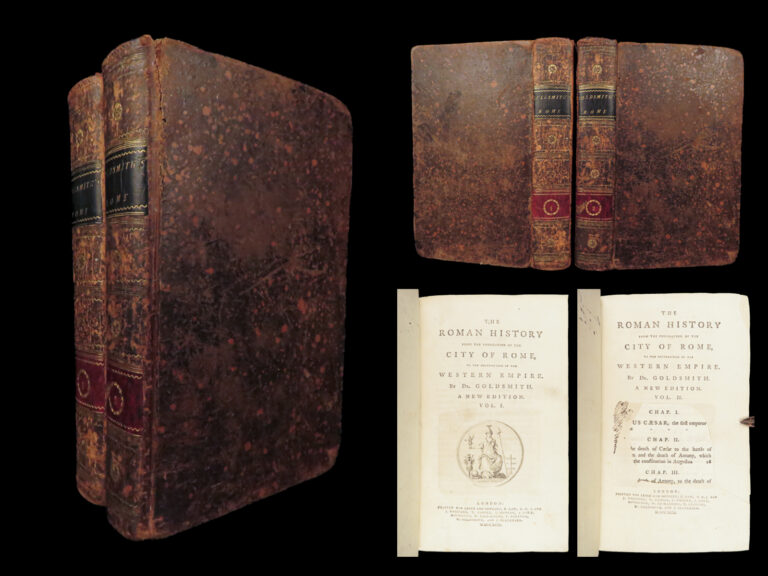 Image of The Roman History – Oliver Goldsmith – 1793 | Two-volume, Origins of Rome