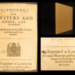 1625 – Instructions for Musters and Armes | Privy Council Military Manual, Wars in England