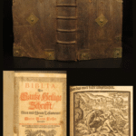 Biblia Die Gantze Heilige Schrift – Bible – 1718 | Martin Luther German | Huge Illustrated Folio