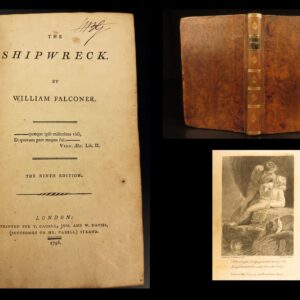 The Shipwreck – William Falconer – 1796 | Full Leather, Engravings