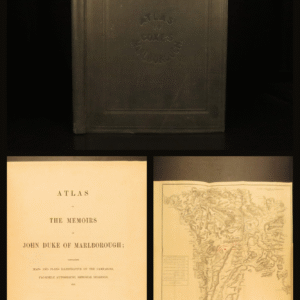 1865 – Duke of Marlborough Campaign Atlas | 26 Folding Maps from War of Spanish Succession