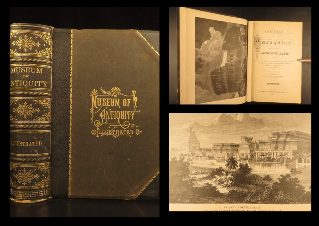 Museum of antiquity – 1881 | 180 engravings, pagan & occult rituals! | large 1881 illustrated history exploring classical antiquity through 180 engravings, including jewish, egyptian, and roman themes, with special attention to pompeii.