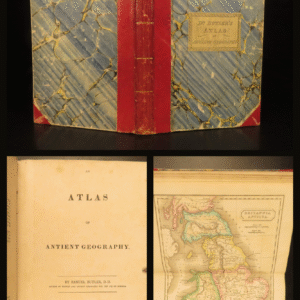 Cart | 7 1834 – ancient geography atlas, samuel butler | 21 hand-colored maps – first edition