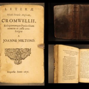 1676 – John Milton’s Republican Letters | Criticism of Cromwell & English Government