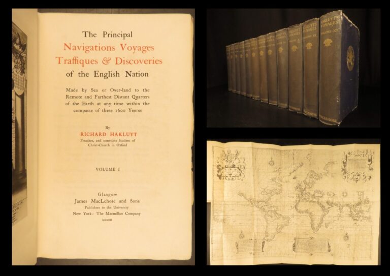 Image of 1903 – Principal Navigations by Richard Hakluyt | Famous Edition in 12 Volumes