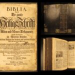 1716 – Huge German Bible | Martin Luther Biblia | Dresden & Leipzig Folio