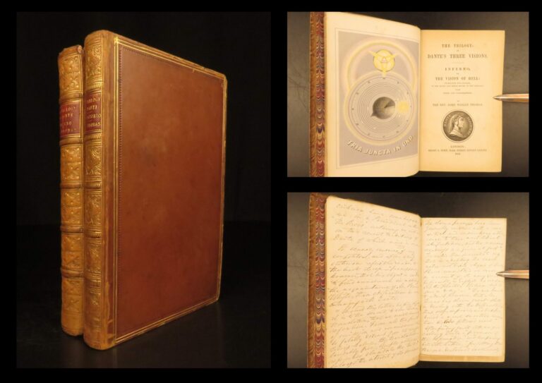 Image of Dante’s Divine Comedy – 1859 | Inferno & Purgatory 2vols | Wesley Thomas Translation