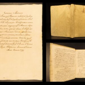 1749 – Handwritten Commentary on Classical Poetry | Virgil Aeneid & Homer