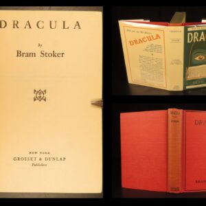 Dracula - Bram Stoker - 1936 | Grosset and Dunlap, Red Cloth