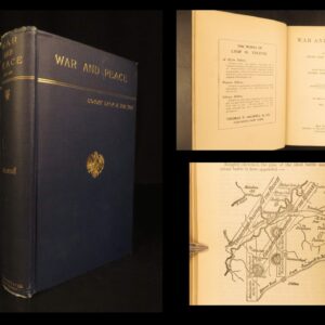 War and Peace – Leo Tolstoy - 1889 | 1st Authorized American Edition