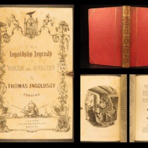 The Ingoldsby Legends – 1840 – Richard Harris Barham | First Edition, Cruikshank Illustrations