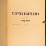 Nineteen Eighty-Four – George Orwell – 1949 | Dystopian Novel, True First American Edition
