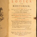 1728 – Art of Logic & Rhetoric – Bouhours | First Edition, Ancient Literature Criticism