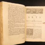 1728 – Art of Logic & Rhetoric – Bouhours | First Edition, Ancient Literature Criticism