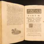 1728 – Art of Logic & Rhetoric – Bouhours | First Edition, Ancient Literature Criticism