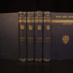 ca.1890 – War and Peace – Leo Tolstoy | Early English Dole Translation | 4vol Set