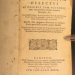 1659 – Epigrammatum Delectus | First Edition | Classical Epigrams, Martial Cicero & Virgil