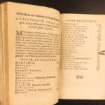 1659 – Epigrammatum Delectus | First Edition | Classical Epigrams, Martial Cicero & Virgil