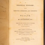 1855 – Treatise on Political Economy, Jean-Baptiste Say | American Politics