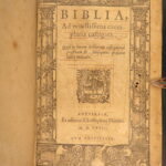 Biblia – Christophorus Plantinus – 1567 | Hentenius Louvain Latin Translation