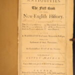 Magnalia Christi Americana – Cotton Mather – 1702 | First Edition History of New England