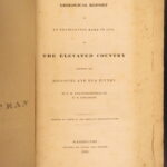 Geological Report – George Featherstonhaugh – 1835 | Folding Map, Fossils