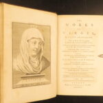 1778 – Works of Virgil | Bucolics, Eclogues, & Aeneid with Map | 4 volume set