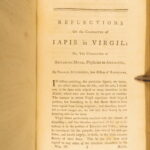 1778 – Works of Virgil | Bucolics, Eclogues, & Aeneid with Map | 4 volume set