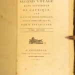 1791 – Africa Voyages of Francois le Vaillant | Beautiful 5 Volume Set, Illustrated | First Edition