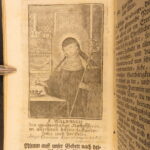 1738 – Jesuit German Devotional | Saint Walburga Miracles & Prayer book, Lambertz
