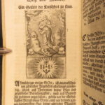 1738 – Jesuit German Devotional | Saint Walburga Miracles & Prayer book, Lambertz