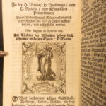 1738 – Jesuit German Devotional | Saint Walburga Miracles & Prayer book, Lambertz