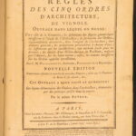 1797 – Five Orders of Architecture, Vignola | Illustrated with 75 Engravings