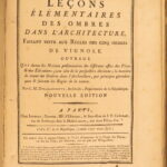 1797 – Five Orders of Architecture, Vignola | Illustrated with 75 Engravings