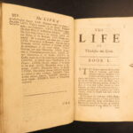 1693 – Life of the Emperor Theodosius the Great by Esprit Flechier | First English Edition