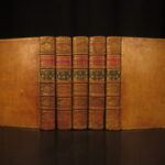 1729 – Plutarch Parallel Lives | Latin & Greek | Enormous 5 Volume Set