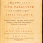 1729 – Plutarch Parallel Lives | Latin & Greek | Enormous 5 Volume Set